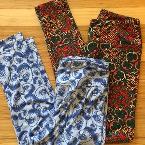 NWOT 2 Pairs LuLaRoe OS Leggings!